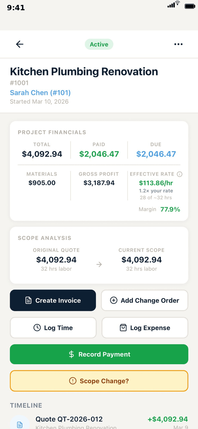Track Every Dollar & Hour